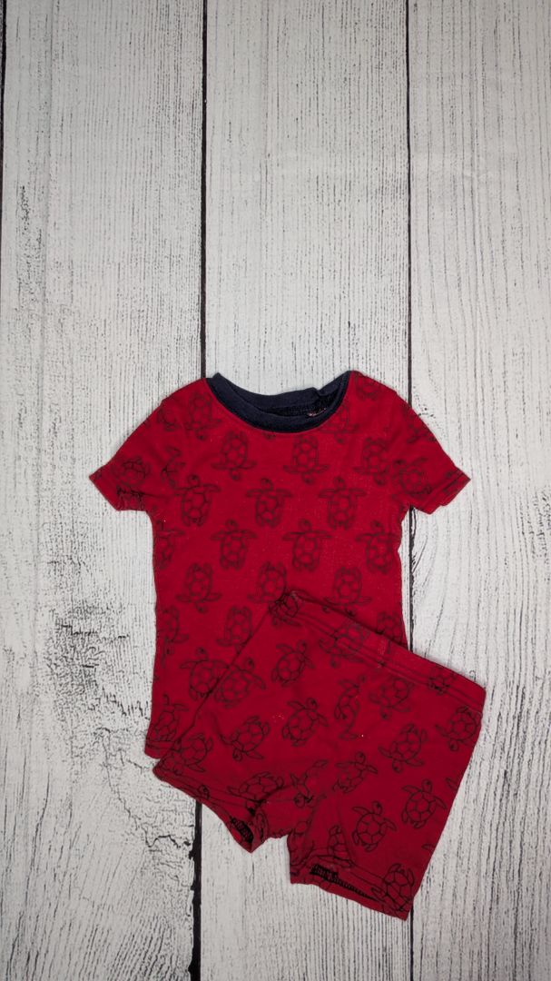 Turtle Short Pajama Set - 18mo