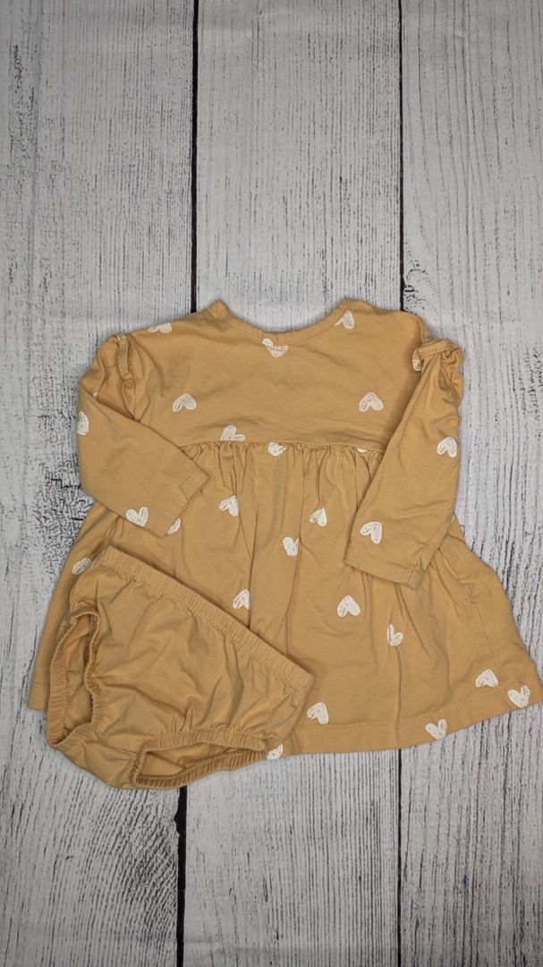 Carters Heart Dress w/ Diaper Cover - 9mo