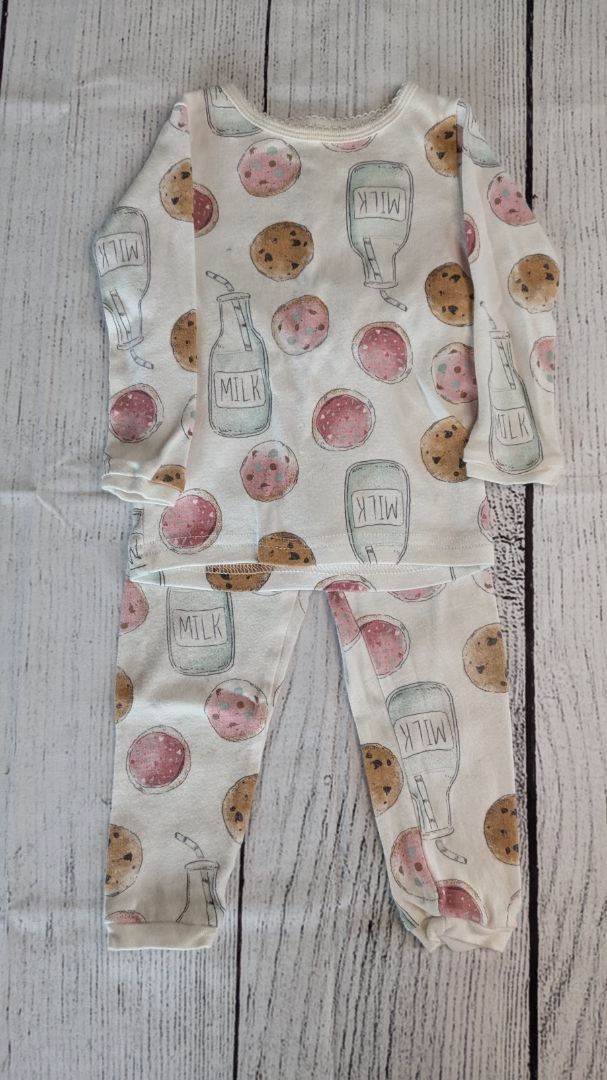 Carters Milk & Cookie Pajama Set - 12mo
