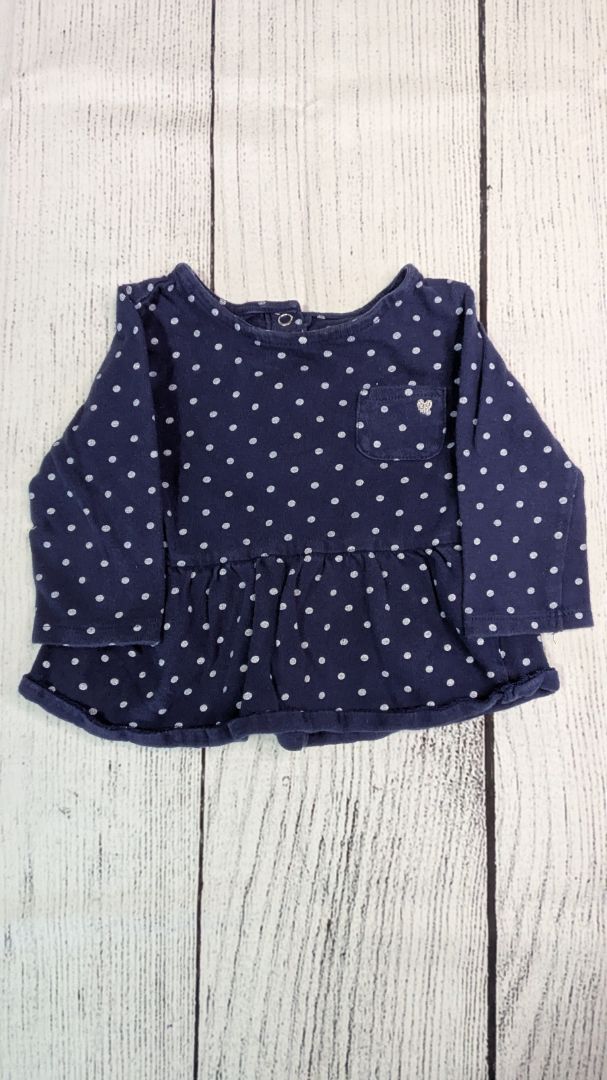 Carters Polka Dot Long Sleeve - 12mo