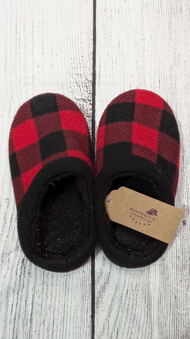 Plaid Slippers - 1/2