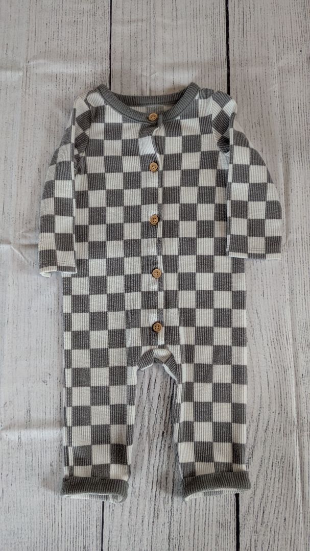 Cat & Jack Checker Print Pajamas - 9mo