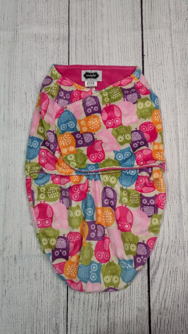 Mudpie Owl Fleece Swaddle - 3mo