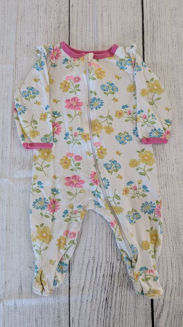 Wonder Nation Floral Pajamas - 9mo