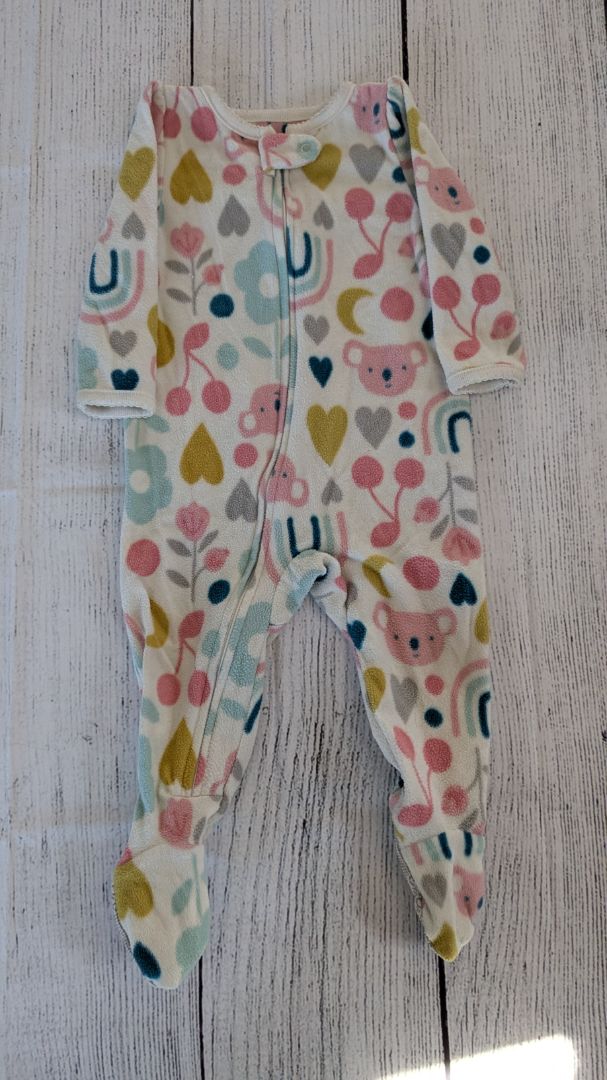 Carters Rainbow Koala Fleece Pajamas - 9mo