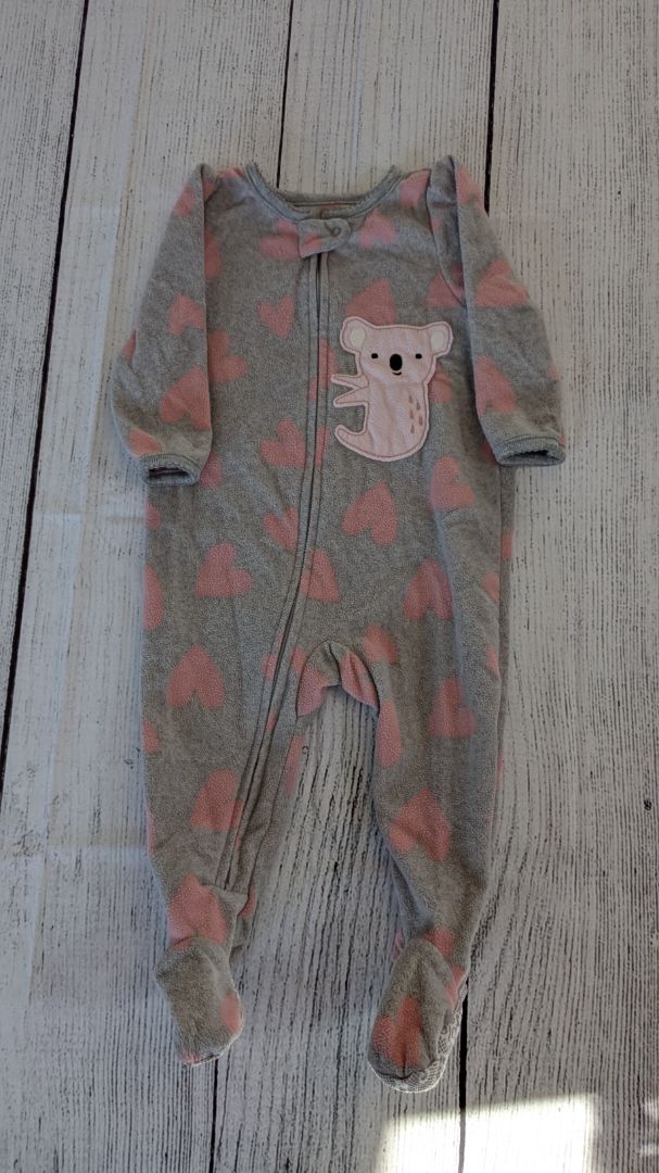 Carters Koala Heart Fleece Pajamas - 9mo