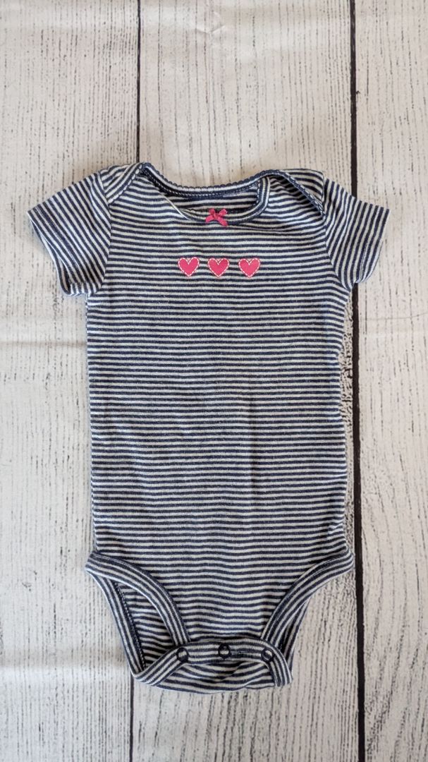 Carters Heart Short Sleeve - 6mo