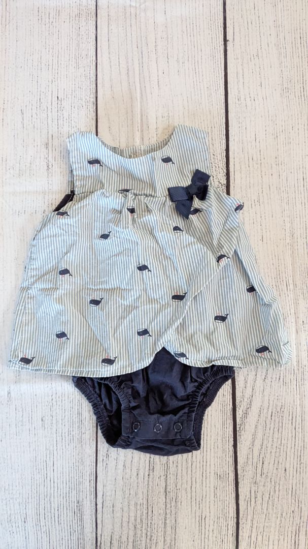 Carters Whale Dress - 9mo