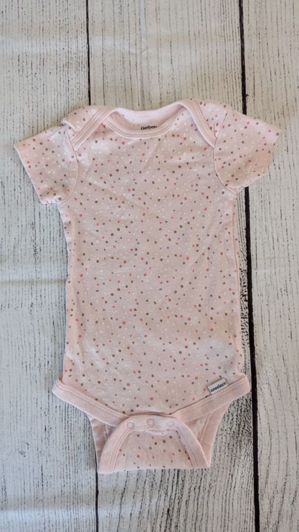 Gerber Polka Dot Short Sleeve - 9mo