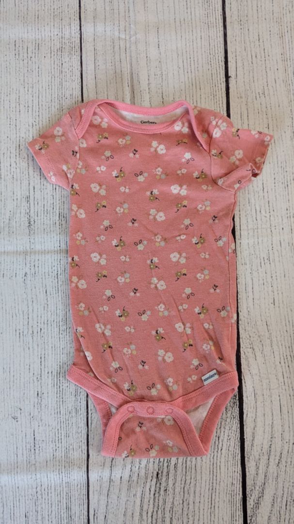 Gerber Floral Short Sleeve - 9mo
