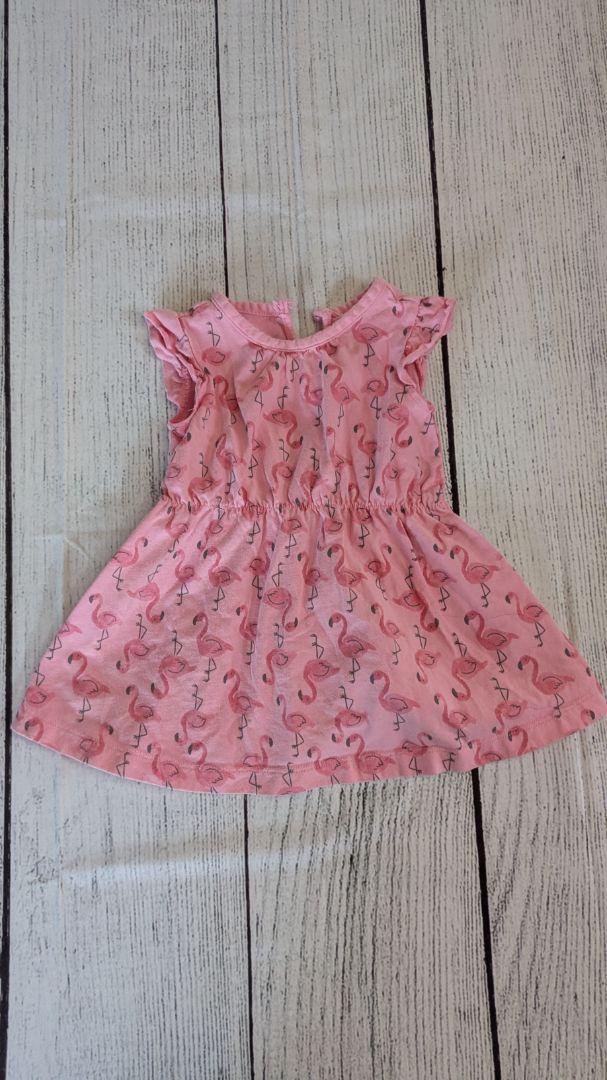 Carters Flamingo Dress - 9mo