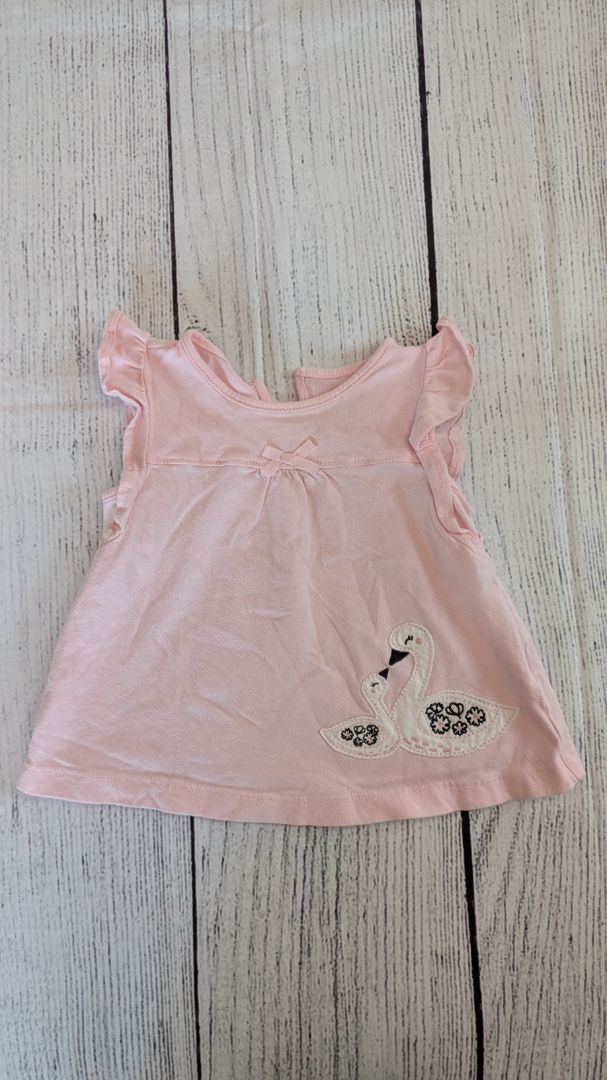 Carters Swan Ruffle Short Sleeve - 9mo