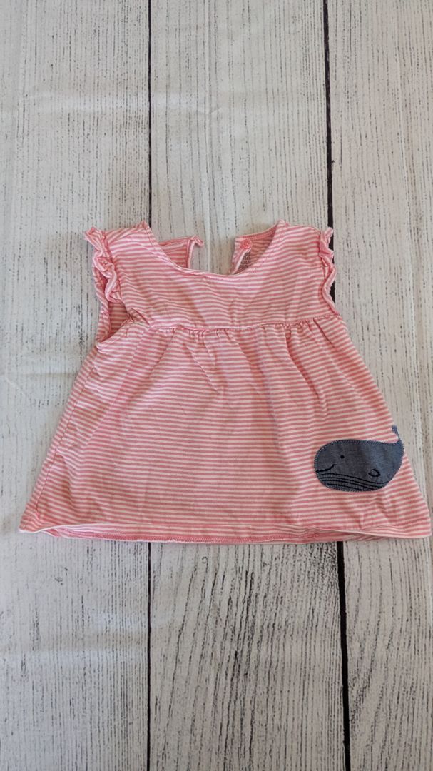 Carters Whale Ruffle Short Sleeve - 18mo