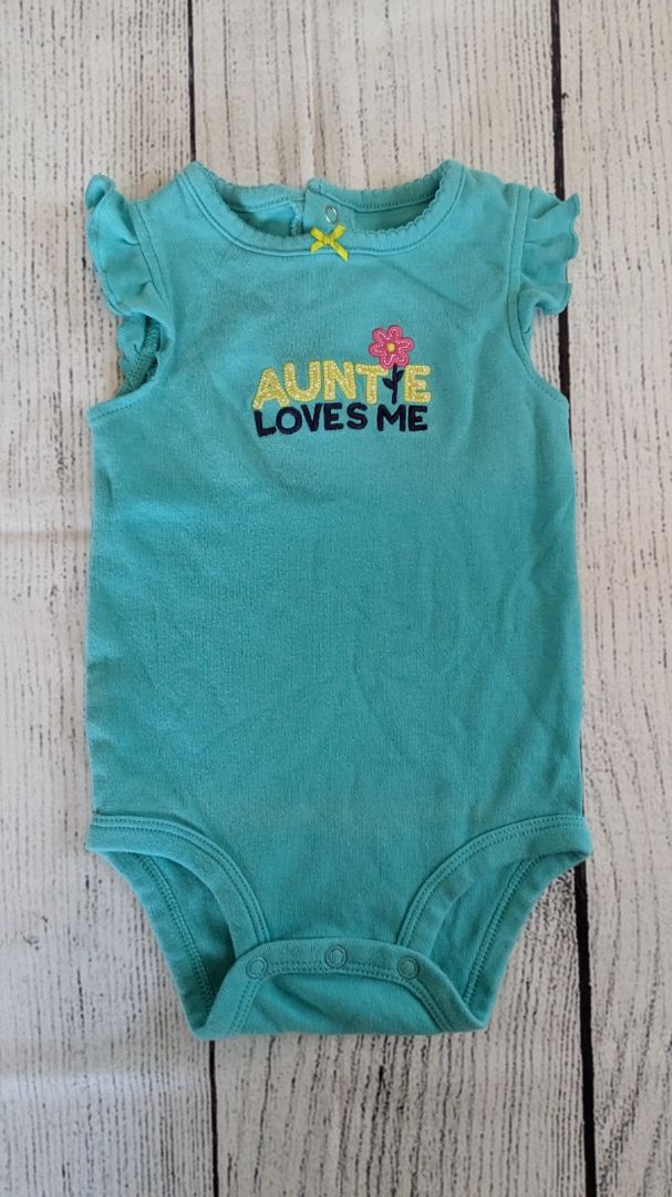 Carters "Auntie Loves Me" Short Sleeve - 9mo