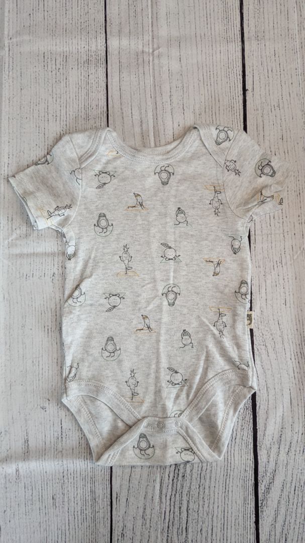 Rabbit + Bear Fruit & Veggie Short Sleeve - 9mo