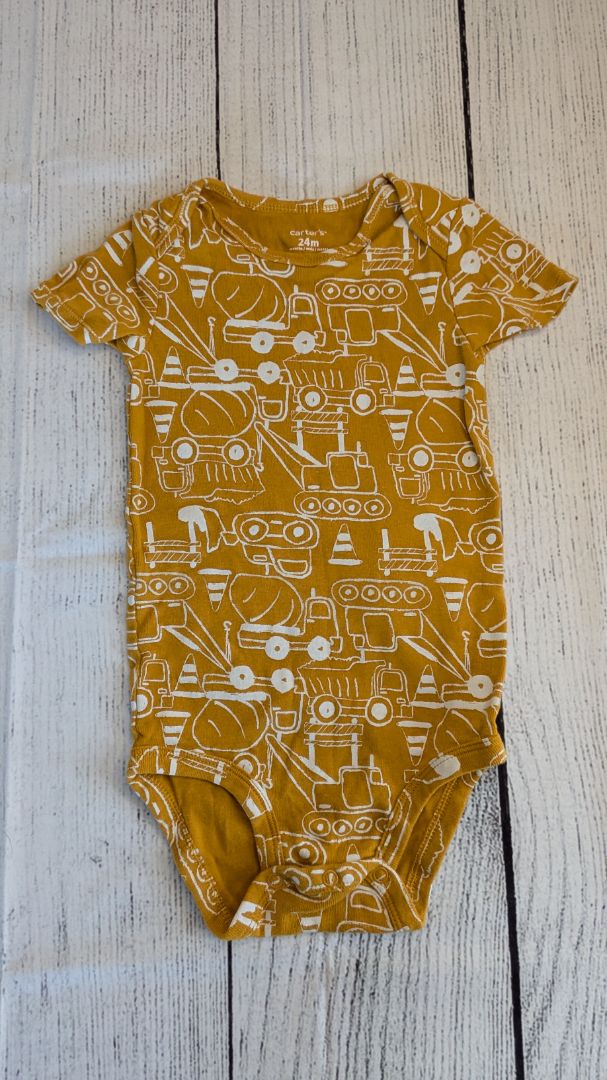 Carters Construction Short Sleeve - 24mo