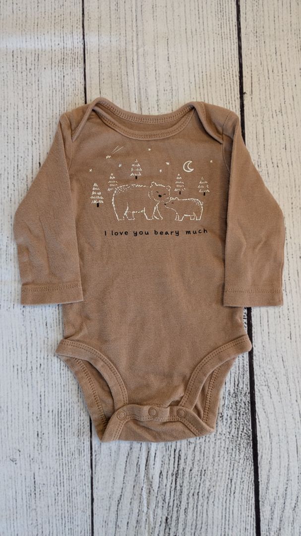 Carters Bear Long Sleeve - 3mo
