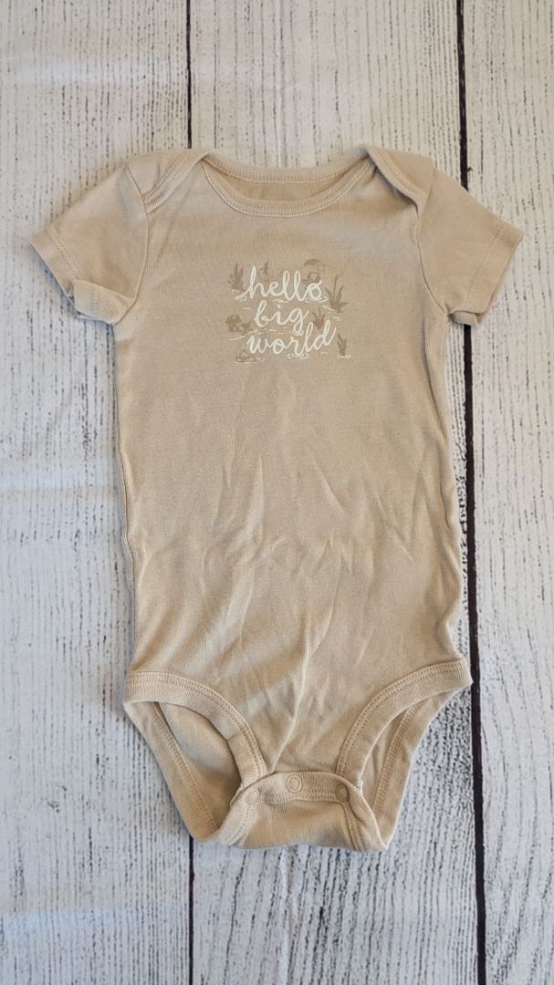 Carters "Hello Big World" Short Sleeve - 9mo