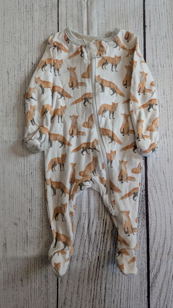 Cloud Island Fox Pajamas - NB