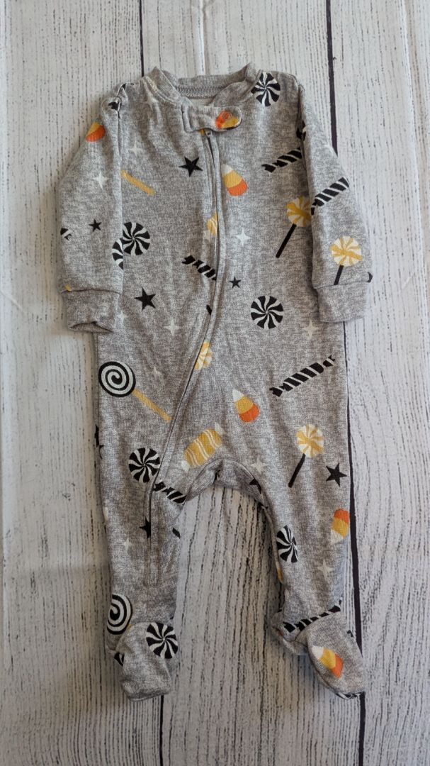 Halloween Candy Pajamas - 3mo