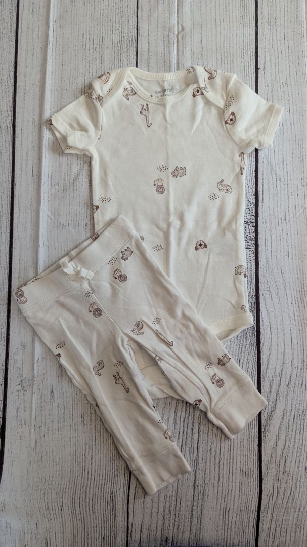 Carters Zoo Animal Outfit - 12mo