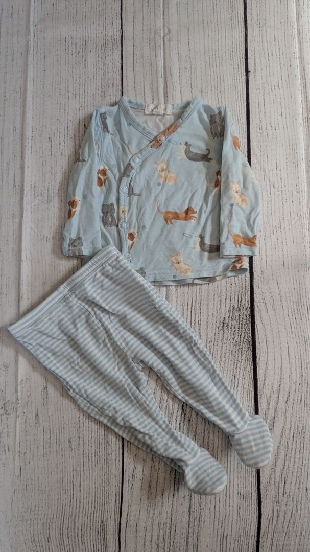 Angel Dear Dog Bamboo Pajama Set - NB