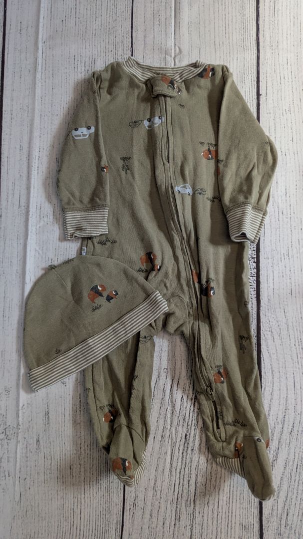Carters Buffalo Pajama Set (2 Piece) - 6mo