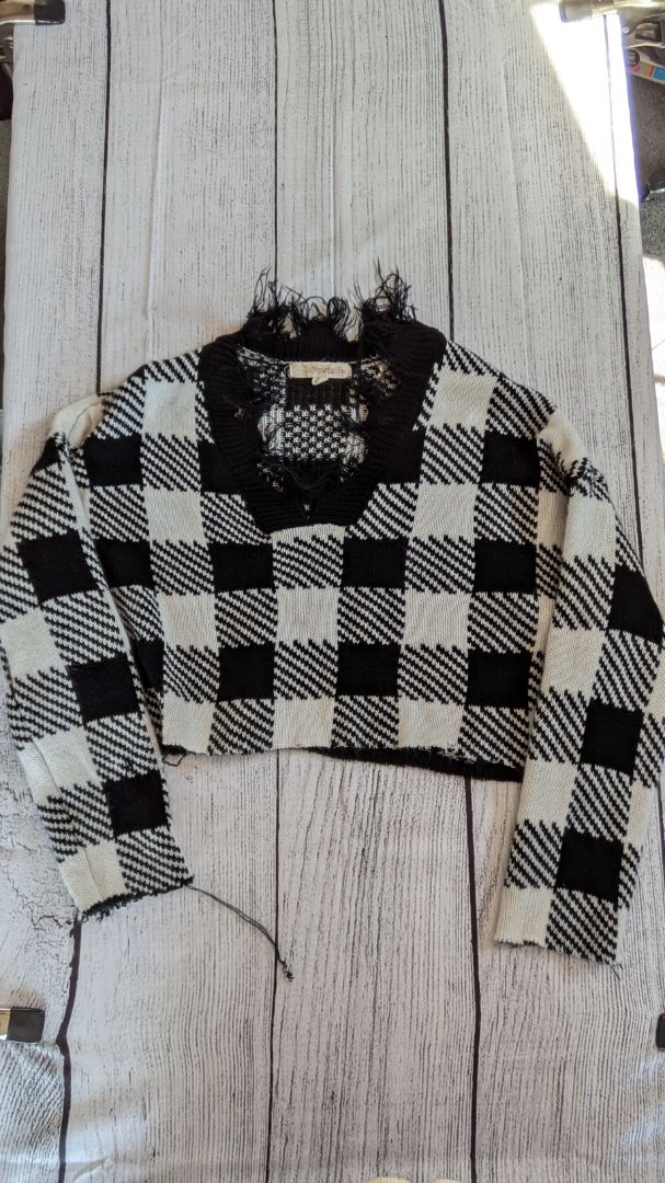 Rewind Plaid Sweater - 14