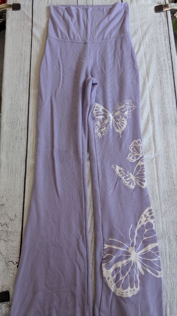 No Boundaries Butterfly Flare Pants - 1