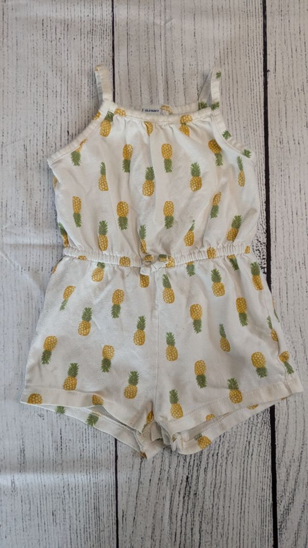 Old Navy Pineapple Romper - 12mo