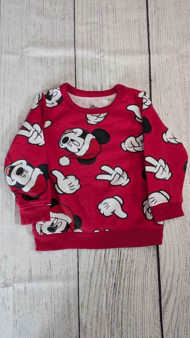 Disney Santa Mickey Mouse Sweater - 18mo