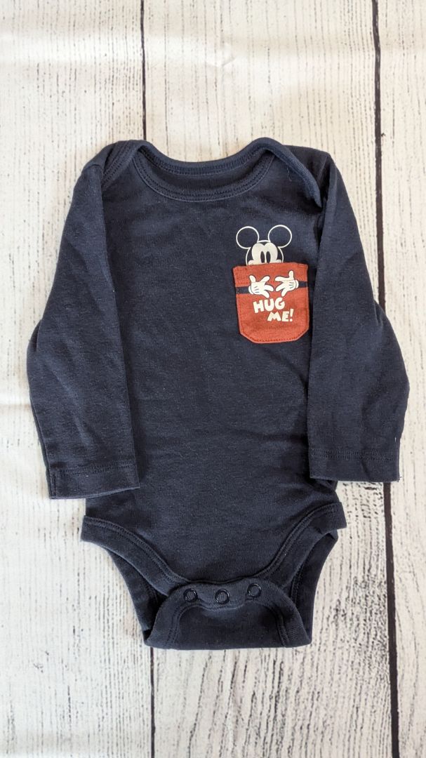 Jumping Beans Mickey Mouse Long Sleeve - 3mo