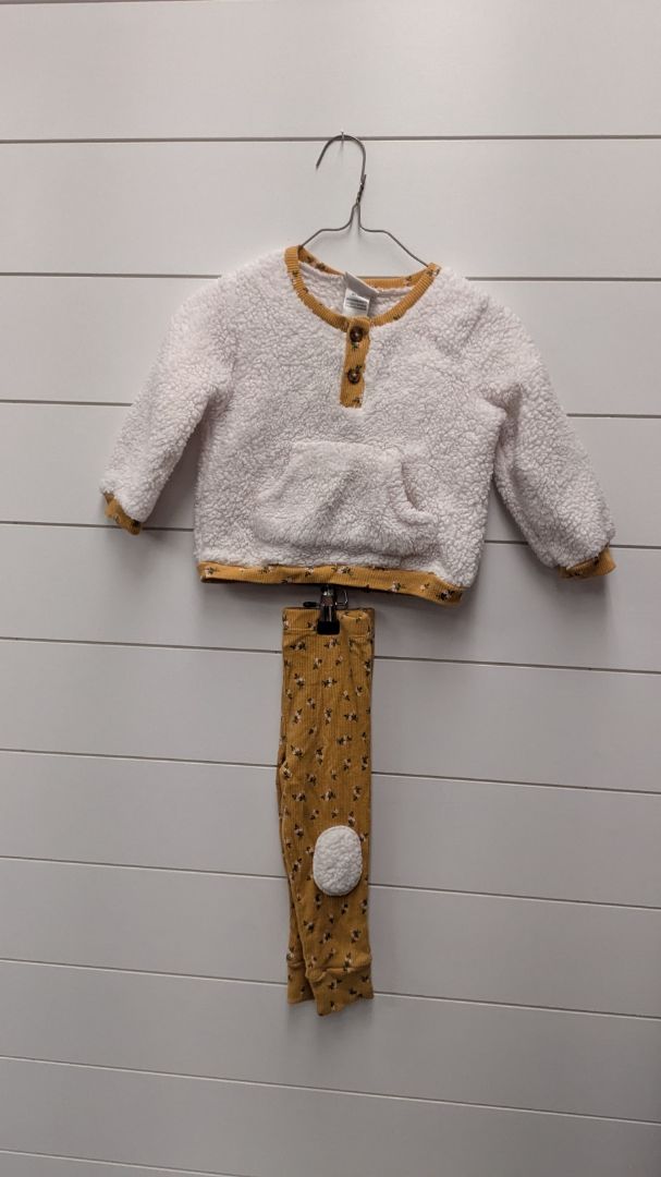 Nicole Miller Sherpa Floral Outfit - 18mo