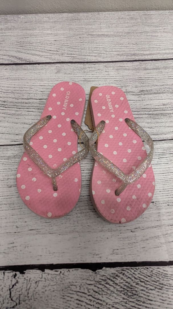Old Navy Polka Dot Flip Flops - 12