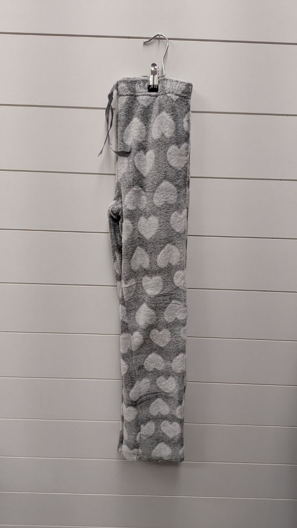 Heart Fleece Pajama Pants - 12