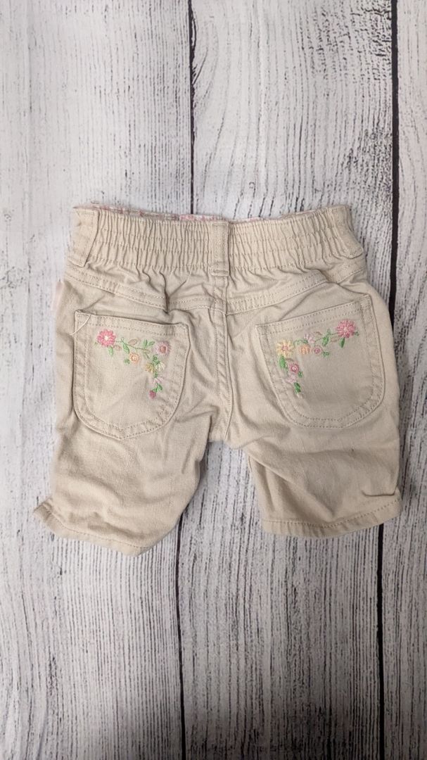 Oshkosh Flower Jean Shorts - 2t