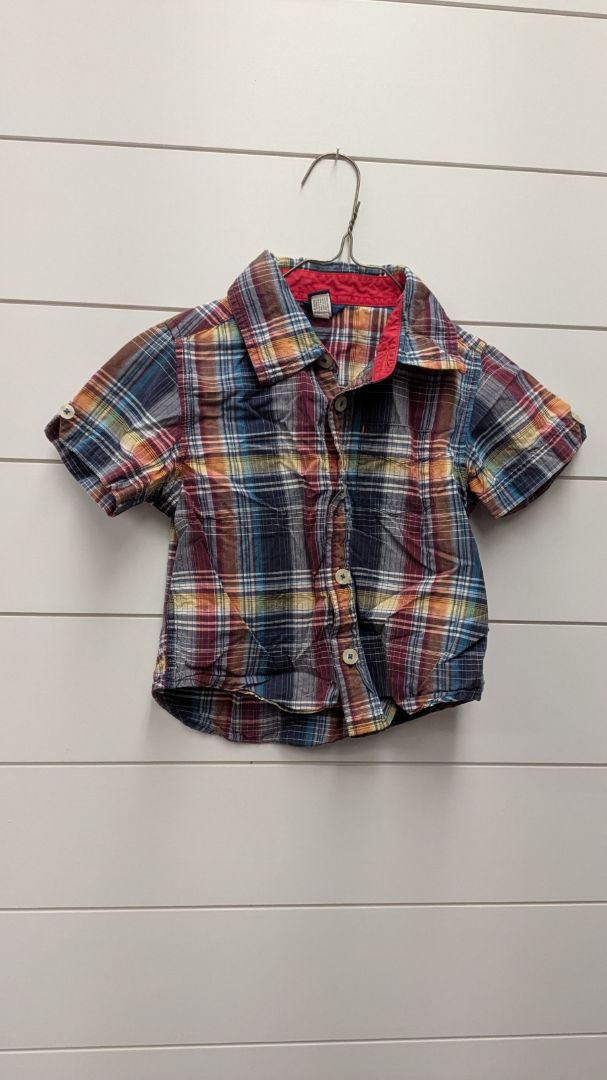 Baby Gap Short Sleeve Flannel - 3t