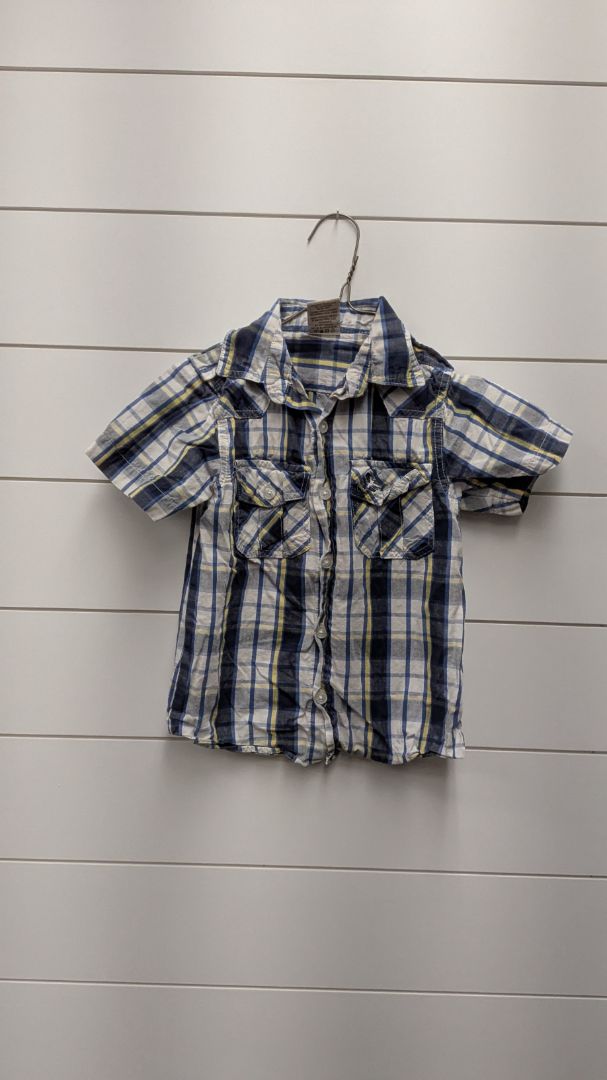 American Hawk Short Sleeve Flannel - 4t