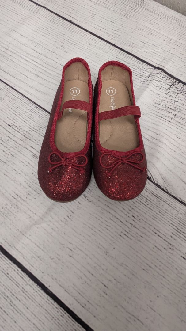 Cat & Jack Glitter Flats - 11