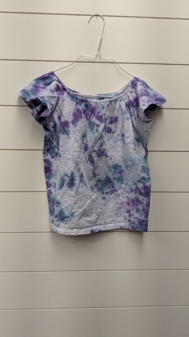 Old Navy Tye-Dye Ruffle Short Sleeve - 8