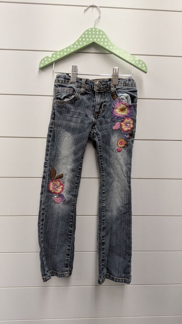 Squeeze Flower Jeans - 6
