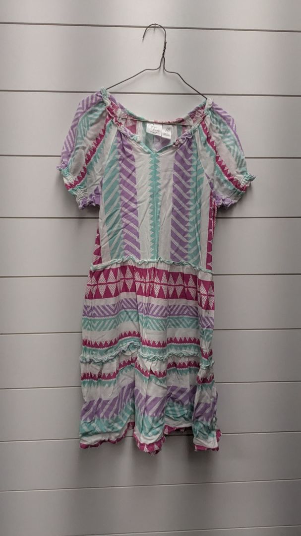 Goa Kids Short Sleeve Ruffle Dress - 10