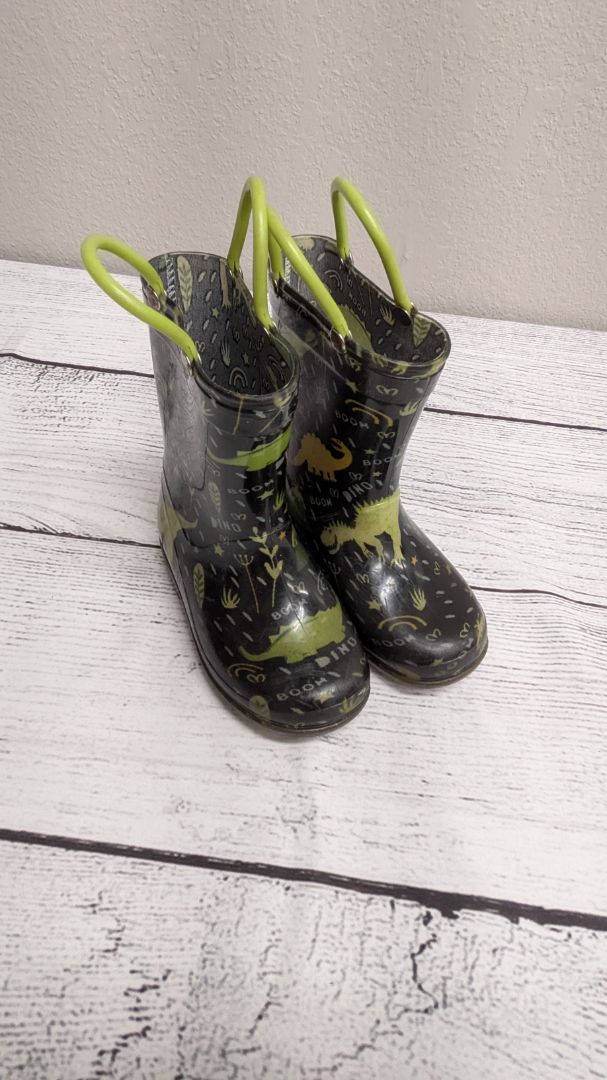 Dinosaur Rain Boots - 8