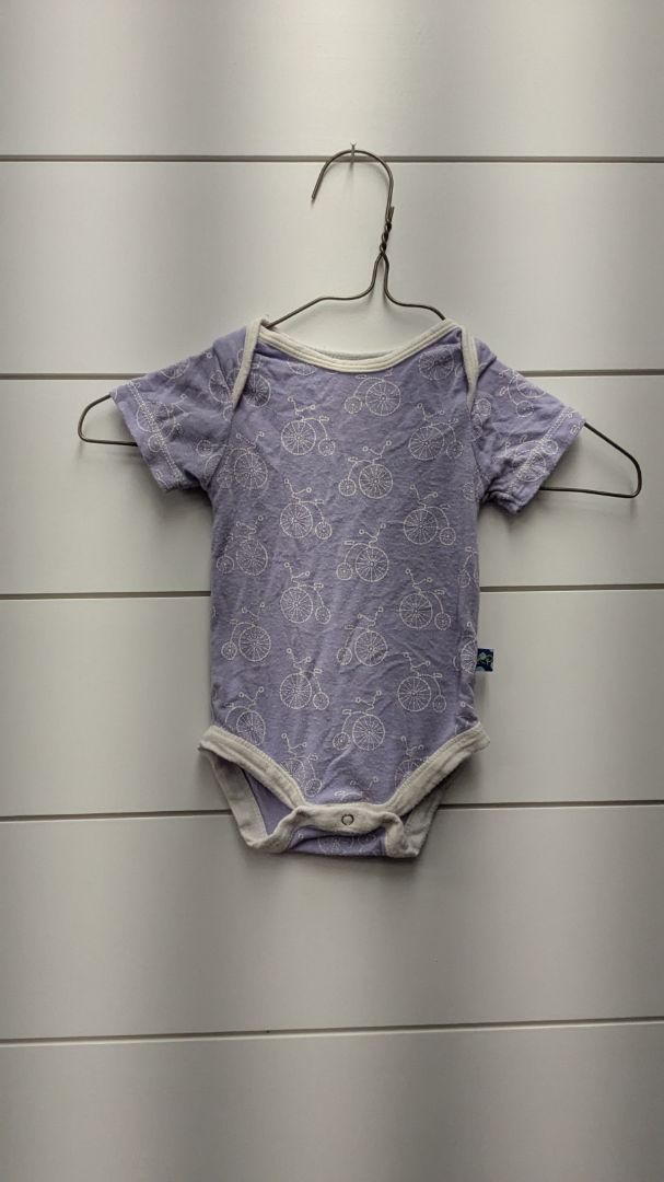 KICKEE PANTS Bamboo Bicycle Short Sleeve - NB