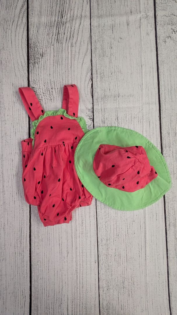Goodlad Watermelon Tank & Hat - 3mo