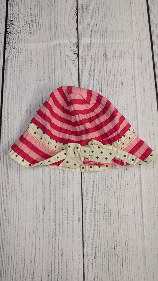 Polka Dot Bow Hat - 4t