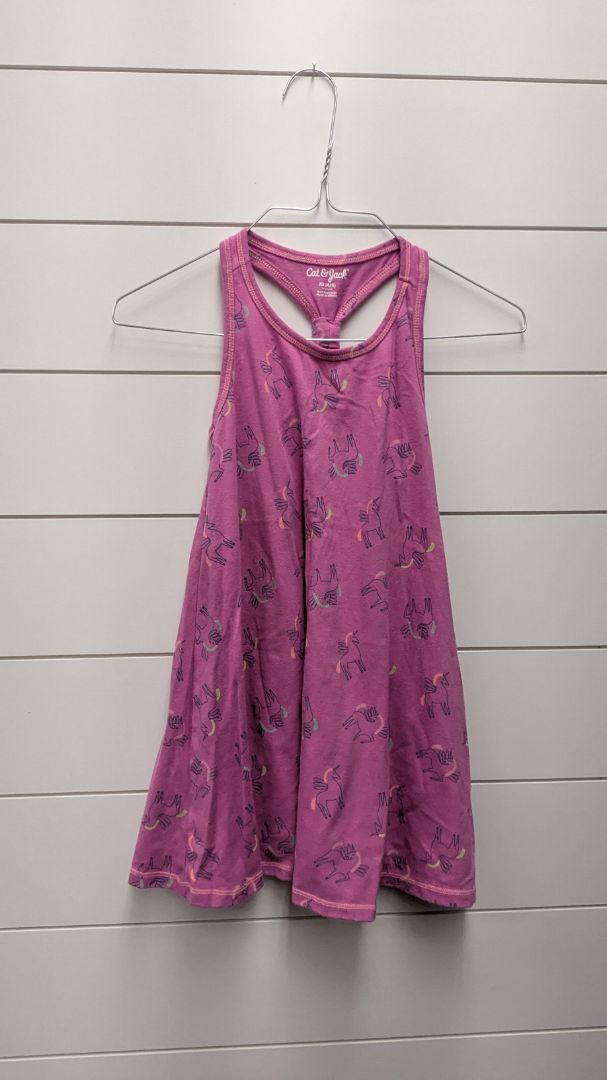 pink dress 5t Cat & Jack Unicorn Tank Dress