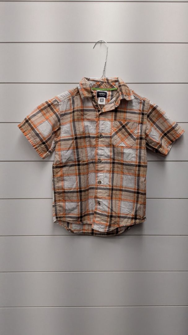 Carters Short Sleeve Flannel - 6
