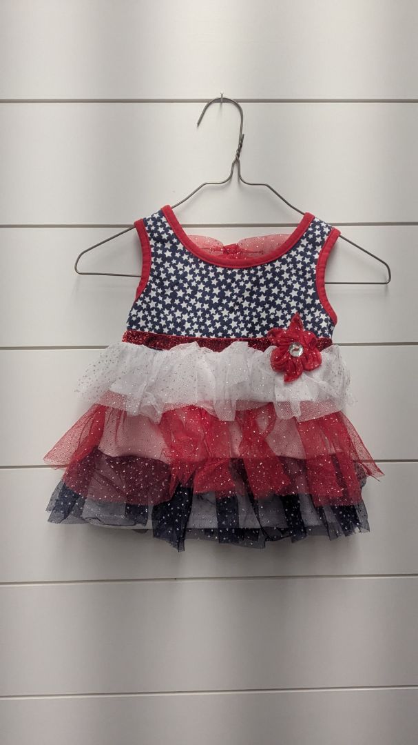 Little Lass 4th of July Tank Top - 18mo