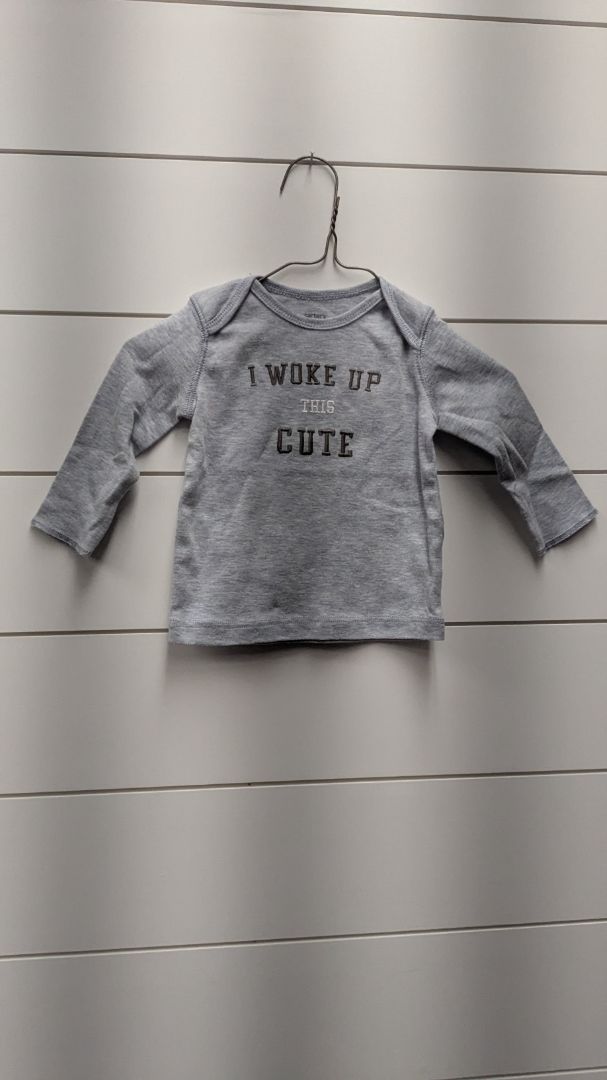 Carters "I Woke Up This Cute" Long Sleeve - 6mo